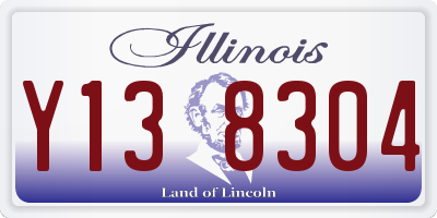 IL license plate Y138304