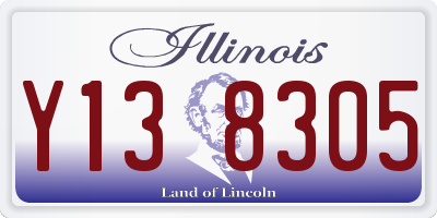 IL license plate Y138305