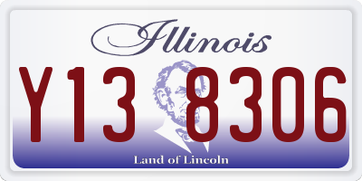 IL license plate Y138306
