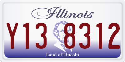 IL license plate Y138312