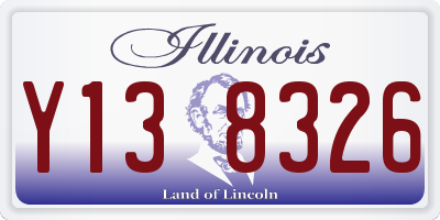 IL license plate Y138326