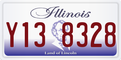 IL license plate Y138328