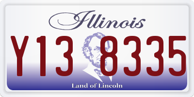 IL license plate Y138335