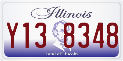 IL license plate Y138348