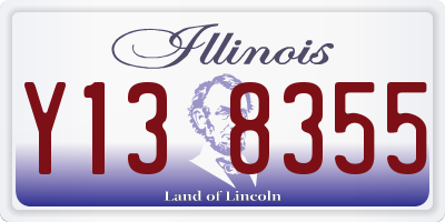 IL license plate Y138355