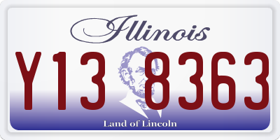 IL license plate Y138363