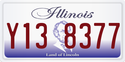 IL license plate Y138377