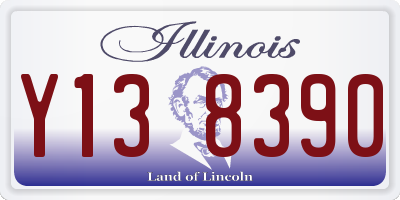 IL license plate Y138390