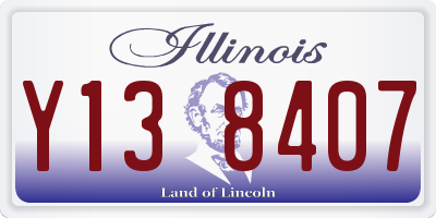 IL license plate Y138407