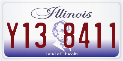 IL license plate Y138411