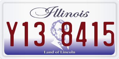 IL license plate Y138415