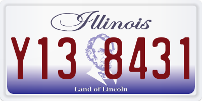 IL license plate Y138431