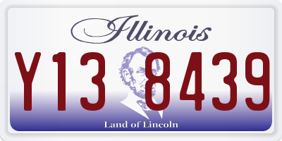 IL license plate Y138439