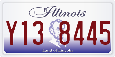 IL license plate Y138445