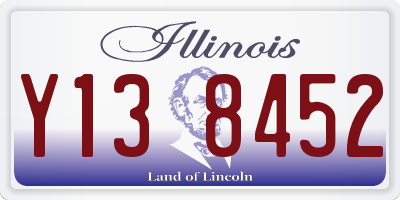 IL license plate Y138452