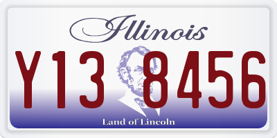 IL license plate Y138456