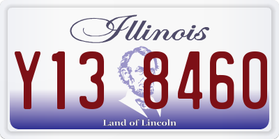IL license plate Y138460