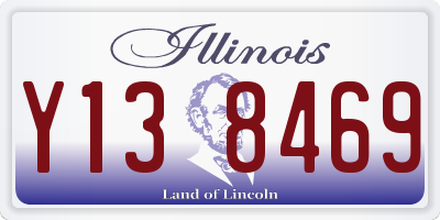IL license plate Y138469