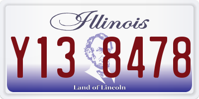 IL license plate Y138478