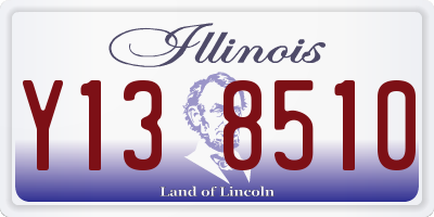 IL license plate Y138510