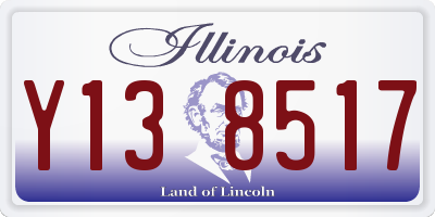 IL license plate Y138517