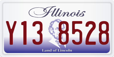 IL license plate Y138528