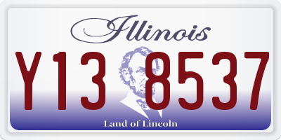 IL license plate Y138537