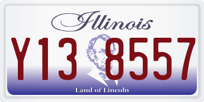 IL license plate Y138557