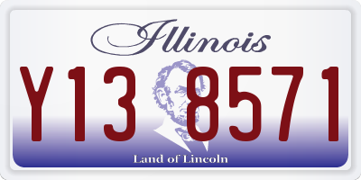 IL license plate Y138571