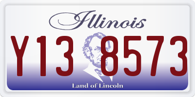 IL license plate Y138573