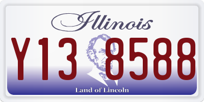 IL license plate Y138588