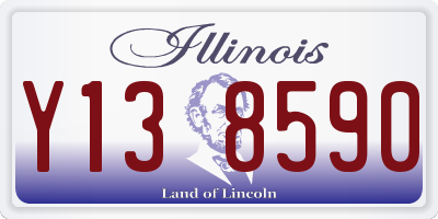 IL license plate Y138590