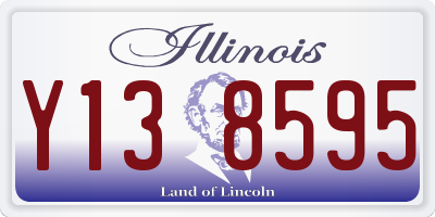 IL license plate Y138595