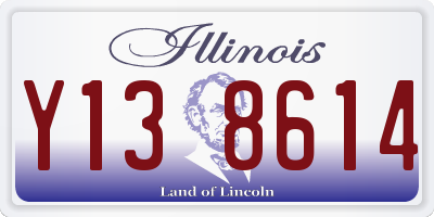 IL license plate Y138614