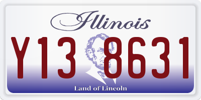 IL license plate Y138631