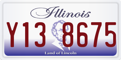 IL license plate Y138675