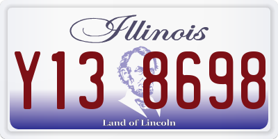 IL license plate Y138698