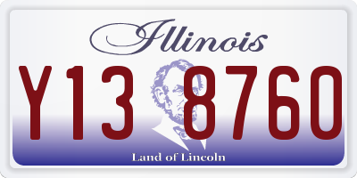 IL license plate Y138760
