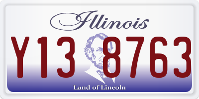 IL license plate Y138763