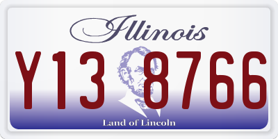 IL license plate Y138766