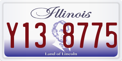 IL license plate Y138775
