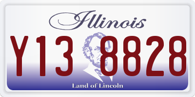 IL license plate Y138828