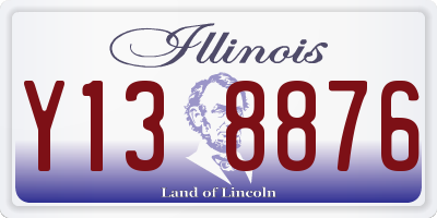IL license plate Y138876