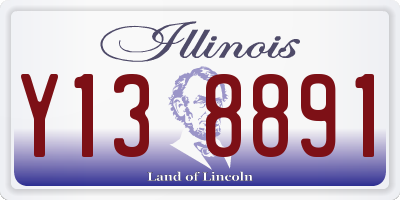 IL license plate Y138891