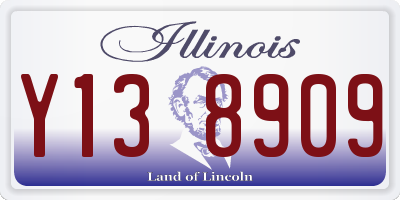 IL license plate Y138909