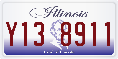 IL license plate Y138911