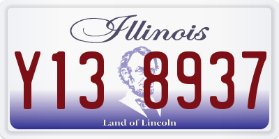 IL license plate Y138937