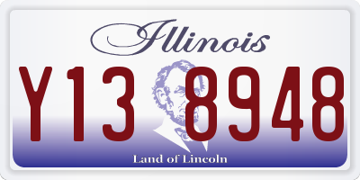 IL license plate Y138948