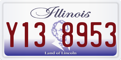 IL license plate Y138953