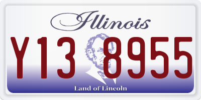 IL license plate Y138955